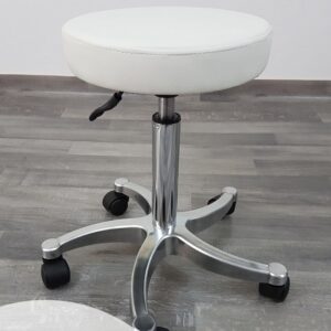 Sgabello professionale regolabile bianco / nero
