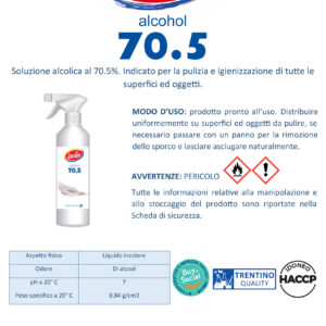 Lavan alchol 70.5 Igienizzazione Superﬁci e Oggetti - 1000 ml