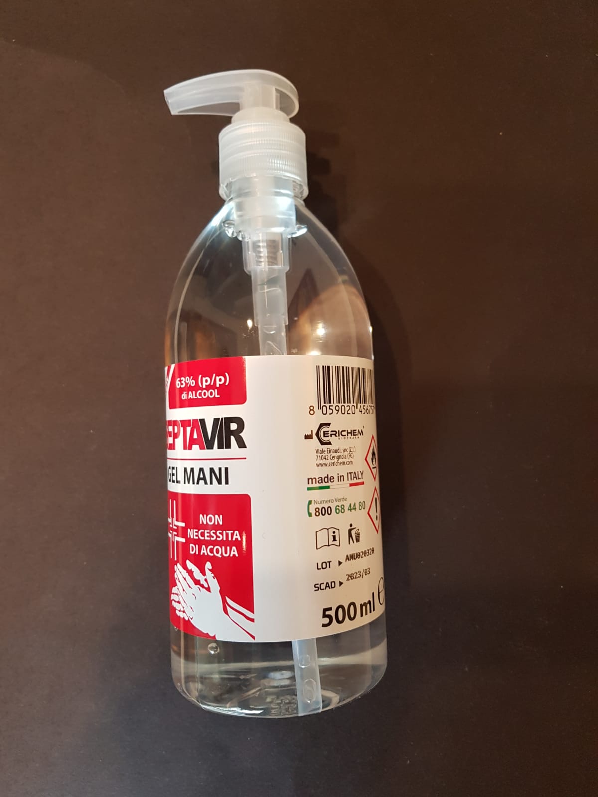 Gel Septavir Antisettico Disinfettante per Mani - immagine 3