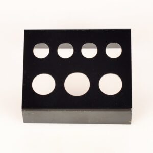 PORTA CAPPUCCI E PENNA IN ACCIAIO NERO