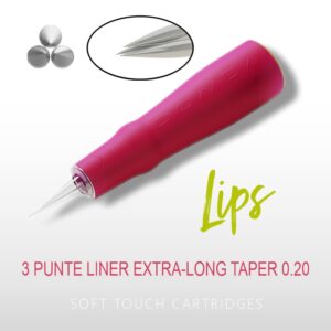 LIPS AGHI 3 PUNTE LINER EXTRA-LONG TAPER 0.20